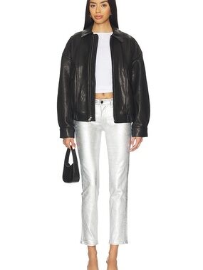 New Free People We The Free Oracle Metallic Pant In Divine jeans